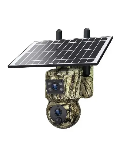 [EVR4GCAZPTZ] Cámara de seguridad exterior con resolución 6MP, doble lente (2.8mm y 8mm), visión nocturna IR