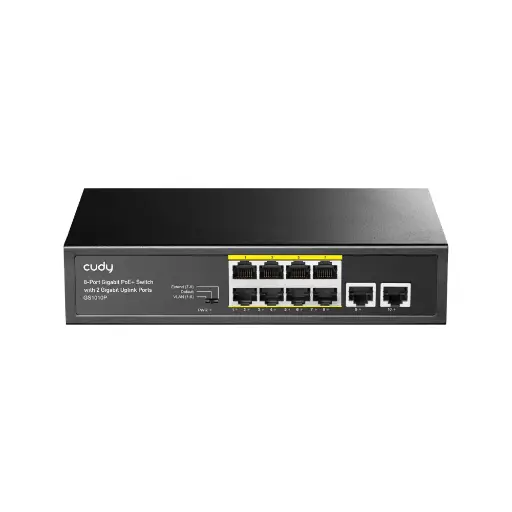 [ECB-50] Switch PoE+ no gestionable Cudy 8 puertos PoE+ Gigabit 2 puertos Uplink RJ45 Gigabit 