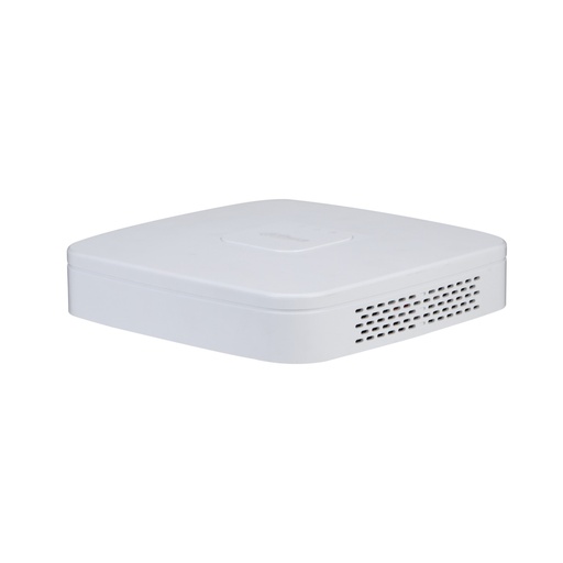 [EDB-4195] NVR IP Dahua de 4 canales Smart H.265+/Smart H.264+ 80/60Mbps de entrada/salida Salidas HDMI (4K) y VGA (1080P) simultáneas 