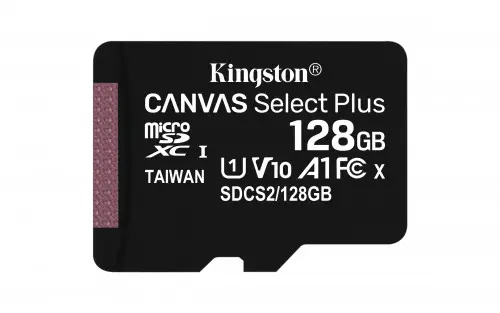 [EKM-1327393] MEMORIA 128GB CANVAS SELECT PLUS MICRO SD KINGSTON 