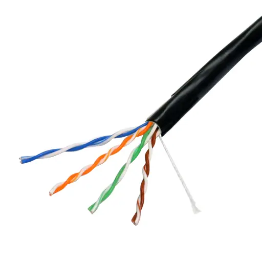 [UTP6-300-OUTDOOR-CCA] Cable UTP Safire. Categoría 6. Cumple con 90m Fluke test. Rollo de 305 metros. Conductor CCA. Cubierta especial para exterior